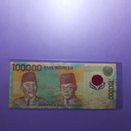 uang 100000 rupiah polymer