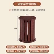 Stool Wooden Stool Home Use Stackable Stool Mobile Modern Simple Spare Stool with Roller Smooth roun