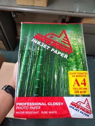 Kertas Photo / Foto Paper / Inkjet Glossy A4 230gr NICE PRINT (watermark)