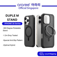 [Official Araree SG] iPhone 16 Series Duple M Stand Phone Case | Wireless Charging