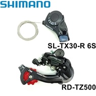 Bicycle Shimano Tourney TZ500 6/7 Speed Groupset RD TZ500 Bike Rear Derailleur SL TX30 6S 7S Shifter