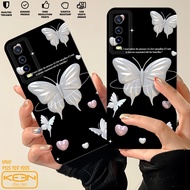 Vivo V2026 V2027 V2029 V2043 Case - Vivo V2026 V2027 V2029 V2043 Butterfly Motif - Casing hp Vivo V2