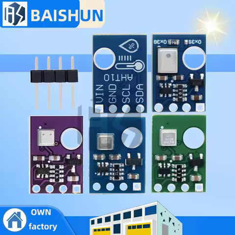 High Precision Digital Temperature and Humidity Sensor Measurement Module I2C Communication Replace 