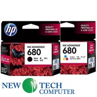 [Hot Item] [ORIGINAL] HP 680 BLACK  INK / TRI COLOR COLOUR INK CARTRIDGE