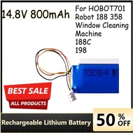 For HOBOT701 Robot 188 358 Window Cleaning Machine 188C 198 14.8V 800mAh Rechargeable Lithium Batter