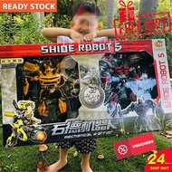 Transformer Big Bumble bee 42cm Combo Big Box New Model Best Gift Optimus Prime  Robot Toy Robot Car