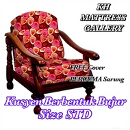 Kusyen Bujur STD JKR Cushion Contour FREE Cover Kusyen Kerusi Kayu