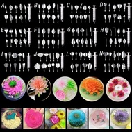 New 11pcs/Set 3D Jelly Cake Syringe Decor Tools stainless steel Gracilaria Gelatin DIY decoration Ar