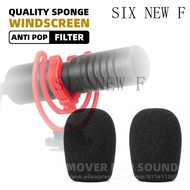 【SIX NEW - F】For BOYA BY-MM1 BY MM1 MM 1 Plus Microphone Windscreen Shield Anti Pop Filter Windshield Sponge Windproof Foam Cover Screen