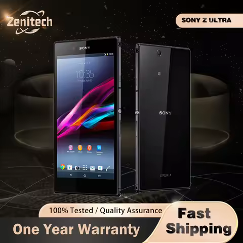 Sony Xperia Z Ultra LTE C6833 C6802 Original Unlocked 16GB 2GB Mobile Phone Quad-core 8MP 6.4" WIFI 