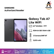 [SAMSUNG MY] - Samsung Galaxy Tab A7 Lite WiFi Tablet T220 4GB+64GB | Display 8.7"│Weight 366g│Metal Cover - 1 Years Samsung Malaysia Warranty