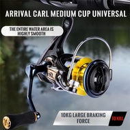 ANGLER'S HIVE 5.2:1 Spinning Fishing Reel With Plug-In Rocker Arm (10kg)