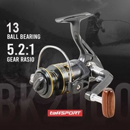 TaffSPORT GHOTDA Spinning Fishing Reel 5.2:1 BB 13 - BK2000 | Bazaarian