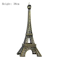 Metal Eiffel Tower Statue Bronze 7 Sizes Eiffel Tower Decorative Ornaments with Box Exquisite Design
