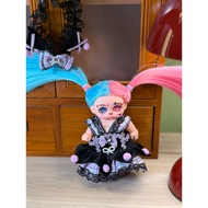 Gothic Lolita style outfit for 5 inch doll