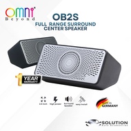 Omni Beyond OB2S 1.6 Inch Full Range Surround Center Speaker Tweeter Car Kereta Front