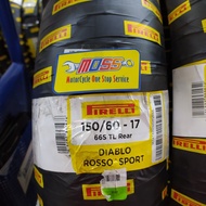 Pirelli Diablo Rosso Sport 150/60-17 Tubless tires