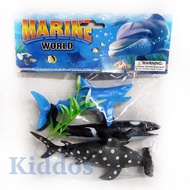 Rubber Animal Toys Sea Fish Whale Shark Sea World