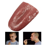 Realistic Horrible Tongue Halloween Joke Prank Magic Trick False Tongue Lidah Palsu Mainan