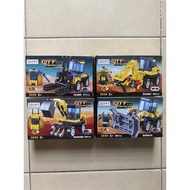 JOYIT LEGO CITY CONSTRUCTION SET DIY TOYS BULDOZER EXCAVATOR CRUSHER FORKLIFT