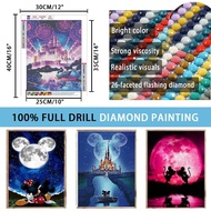 Liccyy 4 Pack 5D Diamond Art Painting Kits for Adults Kids Beginners, Full Drill DIY Art Kits Paint 