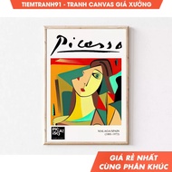 Wall paintings, Picasso, Large Art, Eclectic Wall Art, Maximalist Decor, Funky Home Decor, Apartment