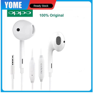 YOME Original OPPO R11 Headsets with 3.5mm Plug Wire Controller earphone for Xiaomi Huawei OPPO R15 OPPO Find X F7 F9 OPPO R17