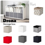 DRONA Box Storage Organizer Box,33x38x33 cm/25x35x25cm Kotak simpanan