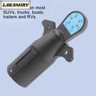 LAKAMIRY 7 Pin Towing Light Tester, 7 Way Plug Socket Tester Trailer Plug Tester, Plug Tester 12V Wi