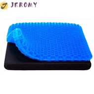 JEROMY Honeycomb Gel Cushion, Thick Portable Gel Seat Cushion, Massage Relief Tailbone Pressure Foldable with Non-Slip Cover Cooling Seat Pads Office Chair