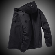 💥Ready Stock💥jaket lelaki  Outerwear Hoodie jacket men's  Korean style waterproof Windproof Windbreaker casual hoodies coats