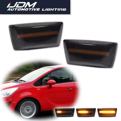 Sequential Flash Amber LED Car Front Side Marker Turn Signal Lights For Chevrolet Chevy Cruze J300 A