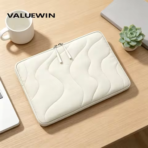 11 inch Quilted Tablet Sleeve Bag for iPad Pro Air Samsung Galaxy Surface Lenovo Thickened Puffy Sho