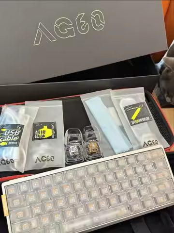 AULA AG60 Gaming Keyboard CNC 8000Hz Magnetic Switch Keyboard RT 0.001mm Customizable Wired Mechanic