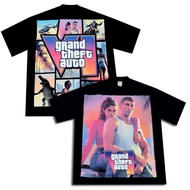 KATUN GTA VI GAME OVERSIZE T-SHIRT GAME T-SHIRT OVERSIZE COMBED COTTON 20S T-SHIRT