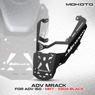 MOKOTO ADV 160 HEAVY DUTY MRACK BRACKET MKT-11304 MATTE BLACK MONORACK TOP BOX CARRIER FOR HONDA ADV