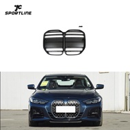 Glossy Black ABS G22 Front Grill Dual Slats Grille for BMW New 4 Series G22 425i 430i 440i M-Sport 2