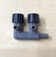 Plastic Air Flow 2 Way Control Regulator Valve For Aquarium Fish Tank Pump