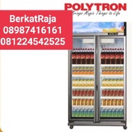 SHOWCASE 2PINTU POLYTRON 1000L SCN 1020