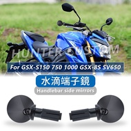 CNC Bar End Rear View Mirror for SUZUKI GSX-S150 GIXXER250 GSX-S750 SV650 GSX-S1000 GSR600 750 Handl