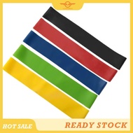 [CloudsMiles] 1Set Rubber Resistance Bands Set 5 Different Resistance Levels Elastic Band Resistance