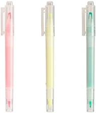 MUJI Twin-Tip Highlighter Pen 3-colors Pack