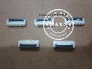 [含稅]FPC插座 間距1.0mm-8p FFC軟排線連接器 下接翻蓋