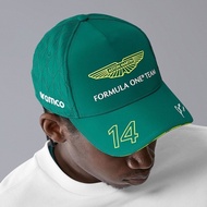 F1 car hat Aston Martin Alonso cap Outdoor team baseball cap men's and women's sun hats