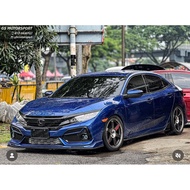 Honda Civic FC FK7 Si bumper Front Lips Gloss Black