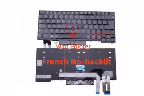 New French Keyboard for Lenovo ThinkPad T14 Gen 1 Gen 2,P14s Gen 1, L380 L390 L480 T480S L490 T490 T