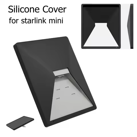 For Starlink Mini Silicone Protective Cover Anti-fall Anti-slip Washable Outdoor Waterproof Portable