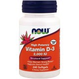 Now Foods Vitamin Vit D3 D-3 240 Softgels 2,000 IU 2000IU 2000IU