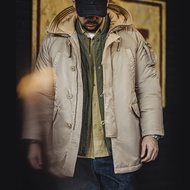 Modern Tooling American Style N3B Bomber Jacket Cotton Uniform Military Style Thickened Mid-Length H