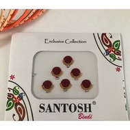 Fancy Stone Design Indian Sticker Pottu Forehead Bindi Potu Wear Traditional Indian Women Indian Acc